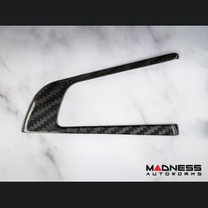 Alfa Romeo Stelvio Steering Wheel Trim - Carbon Fiber - Control Trim Set - Feroce Carbon